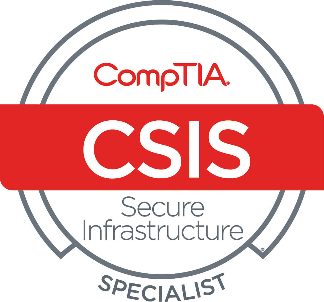 Cybersecurity CompTIA Secure Infrastructure Specialist - CSIS jesue Rocha